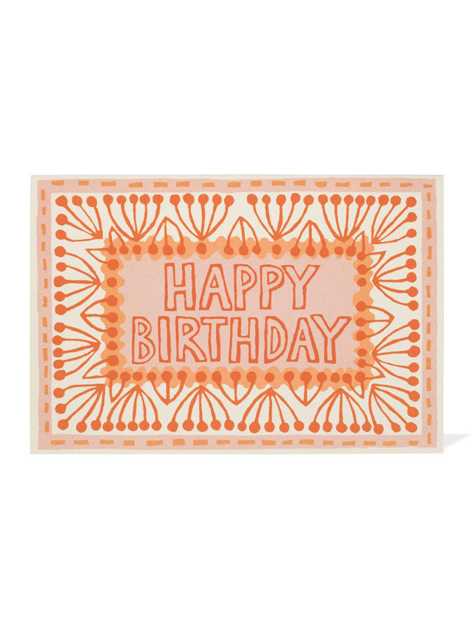 Happy Birthday Neon Card – beautiful greeting card from C&K, an independent lifestyle store in Settle.