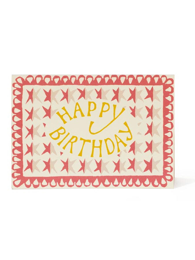 Happy Birthday Stars Card – beautiful greeting card from C&K, an independent lifestyle store in Settle.