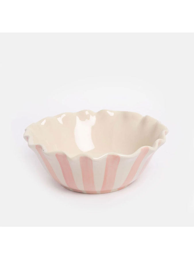 Pink Yellow Flower Frilly Bowl – beautiful greeting card from C&K, an independent lifestyle store in Settle.