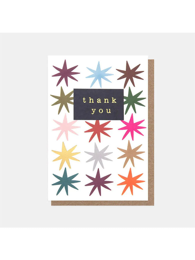 Thank you Stars Pack of 10 Cards – beautiful greeting card from C&K, an independent lifestyle store in Settle.