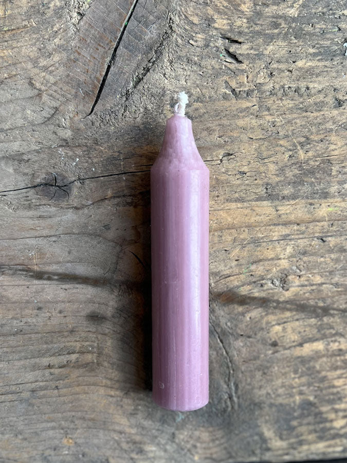 Danish Short Candle - Old Rose – thoughtful gifts and beautiful finds from C&K, an independent lifestyle store in Settle.
