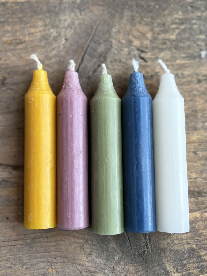 Danish Short Candle - Old Rose – thoughtful gifts and beautiful finds from C&K, an independent lifestyle store in Settle.