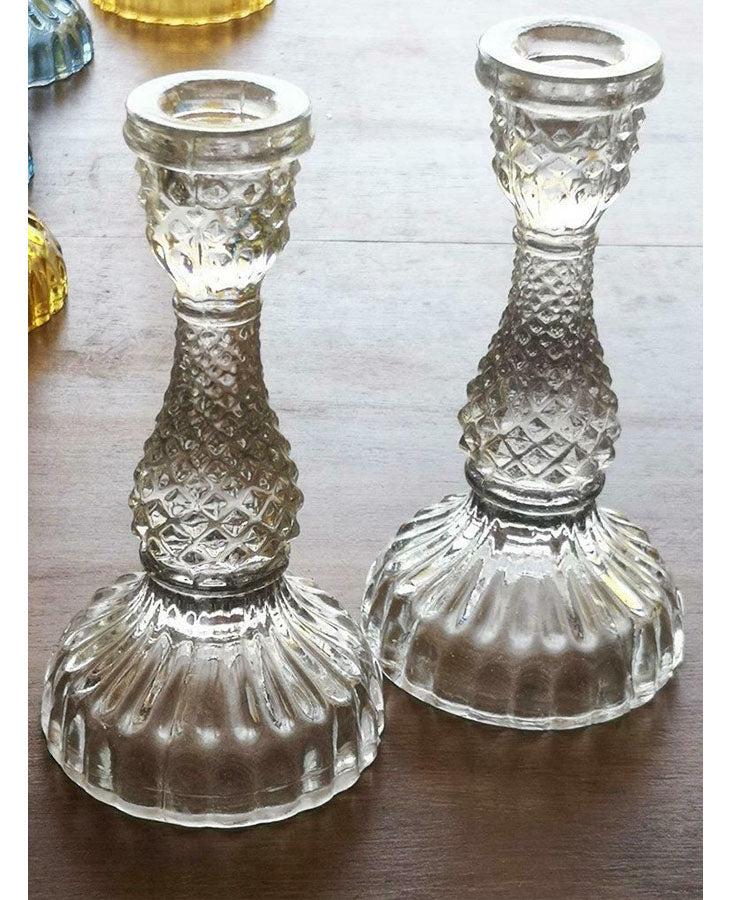 Tilda Glass Candlestick – thoughtful gifts and beautiful finds from C&K, an independent lifestyle store in Settle.