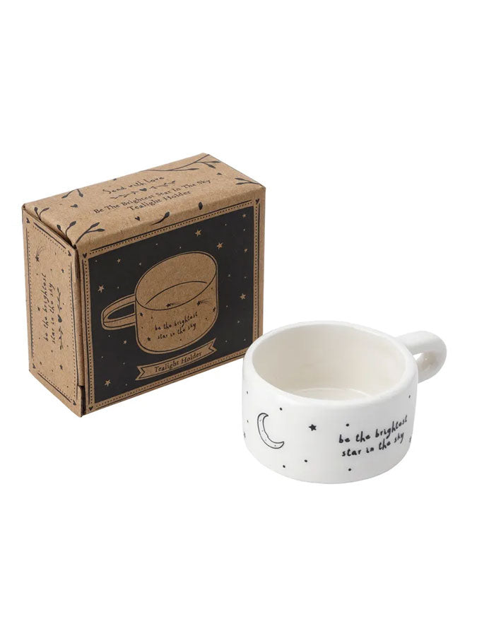 Brightest Star Ceramic Tealight Holder – thoughtful gifts and beautiful finds from C&K, an independent lifestyle store in Settle.
