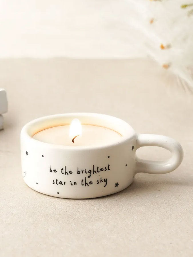 Brightest Star Ceramic Tealight Holder – thoughtful gifts and beautiful finds from C&K, an independent lifestyle store in Settle.