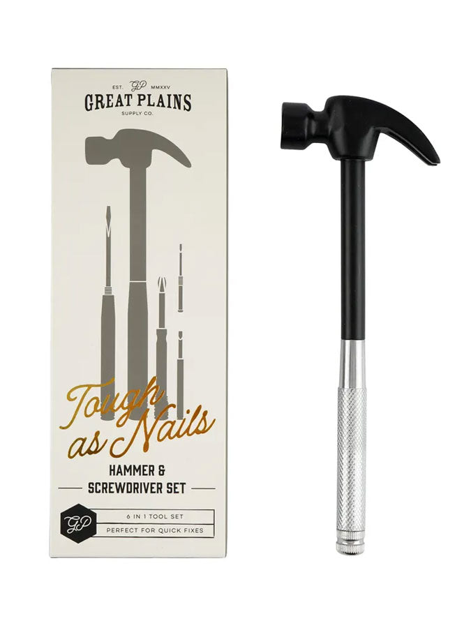 Great Plains 6 in 1 Hammer Screwdriver – thoughtful gifts and beautiful finds from C&K, an independent lifestyle store in Settle.