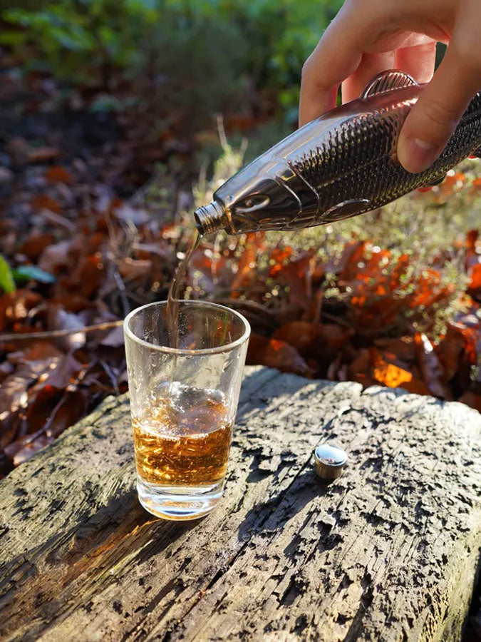 Great Plains Fish Hip Flask – thoughtful gifts and beautiful finds from C&K, an independent lifestyle store in Settle.