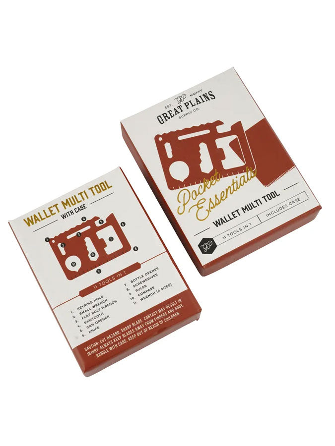Great Plains Wallet Multi Tool – thoughtful gifts and beautiful finds from C&K, an independent lifestyle store in Settle.