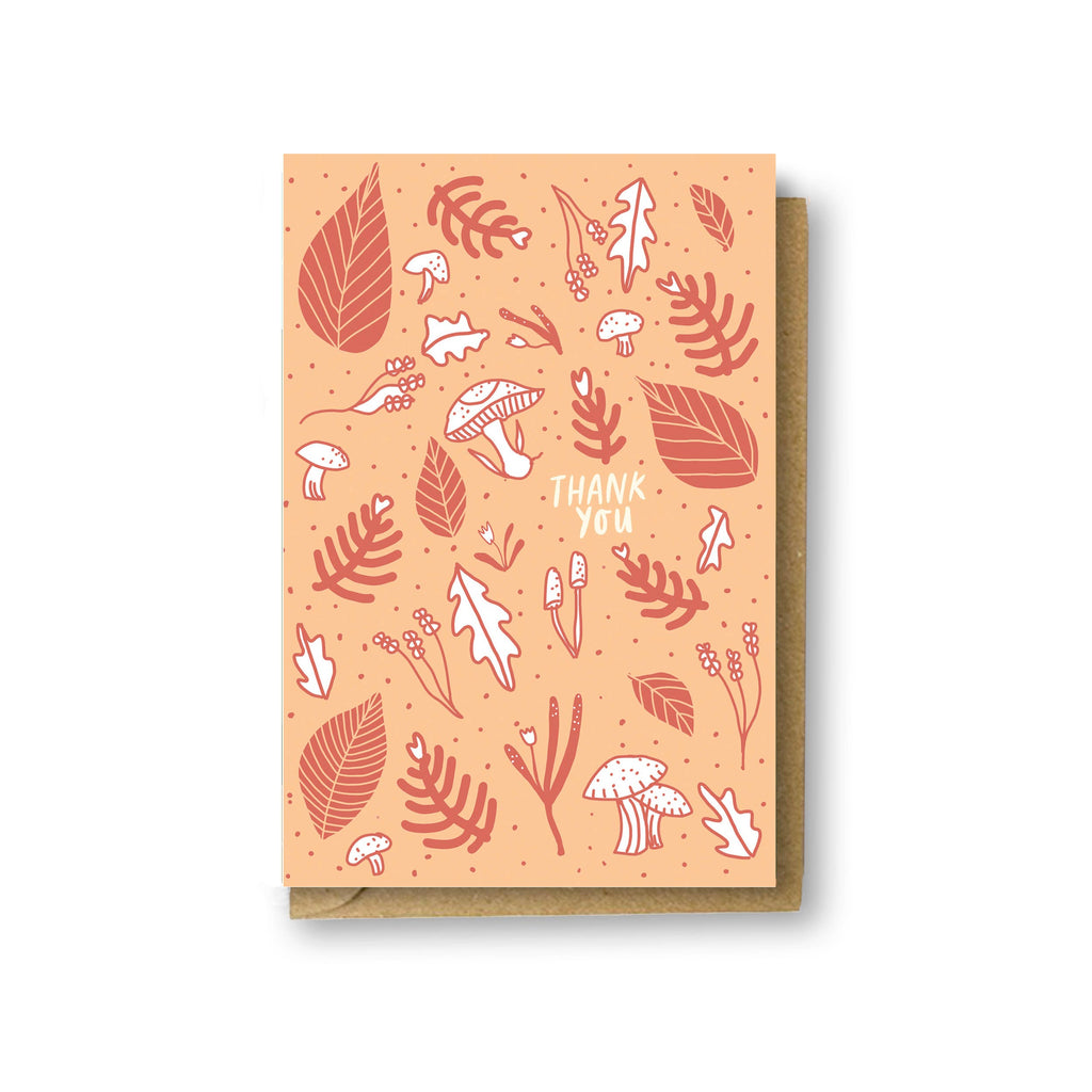 Thank You Woodland Card – beautiful greeting card from C&K, an independent lifestyle store in Settle.