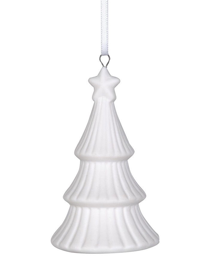 Porcelain Tree Hanging Decoration – thoughtful gifts and beautiful finds from C&K, an independent lifestyle store in Settle.