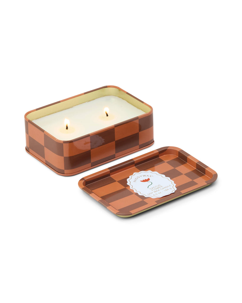 A Dopo 6oz/184g Flower Printed Tin Candle - Cactus Flower – thoughtful gifts and beautiful finds from C&K, an independent lifestyle store in Settle.