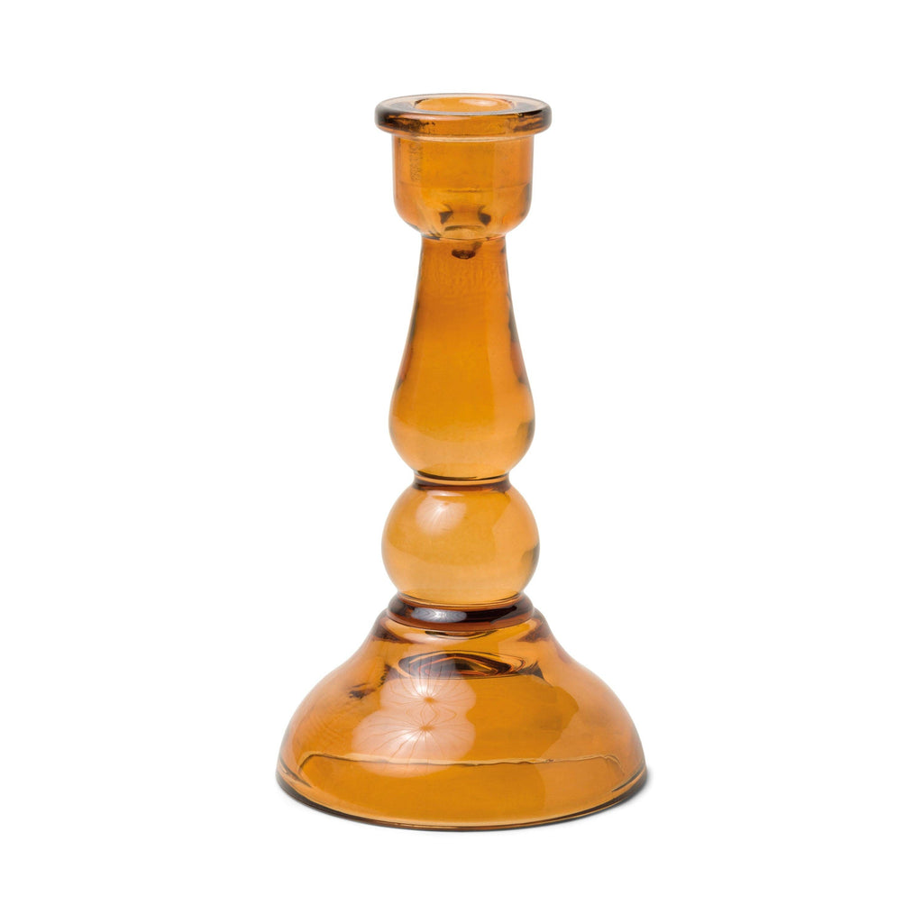 Paddywax Tall Glass Taper Holder - Amber – thoughtful gifts and beautiful finds from C&K, an independent lifestyle store in Settle.
