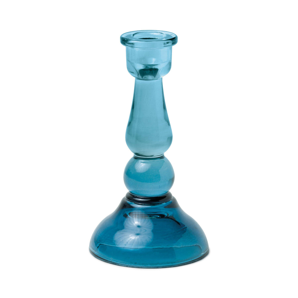 Paddywax Tall Glass Taper Holder - Blue – thoughtful gifts and beautiful finds from C&K, an independent lifestyle store in Settle.