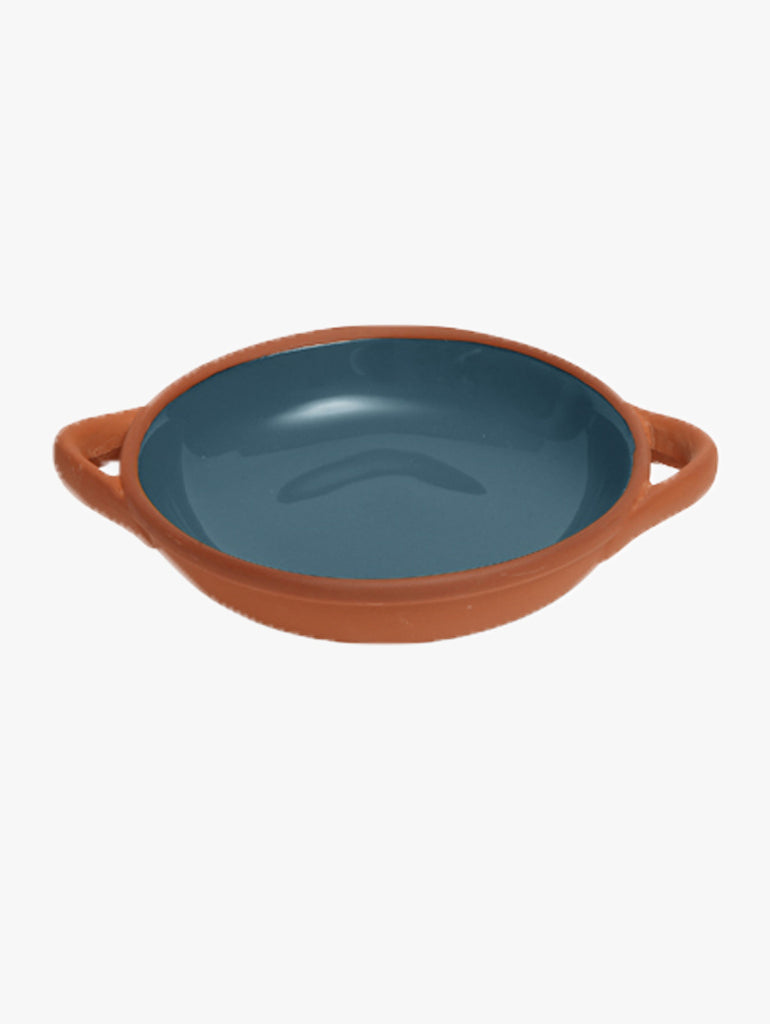 Sintra Small Ink Blue Glazed Terracotta Tapas Dish – quality kitchenware & dining essentials by C&K, an independent lifestyle store in Settle.