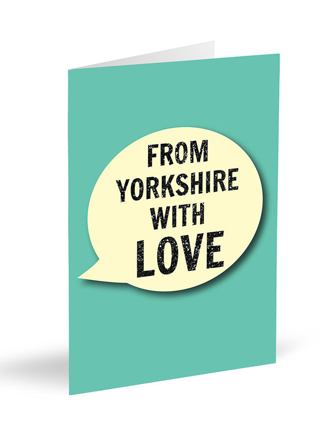 From Yorkshire With Love Card – thoughtful gifts and beautiful finds from C&K, an independent lifestyle store in Settle.