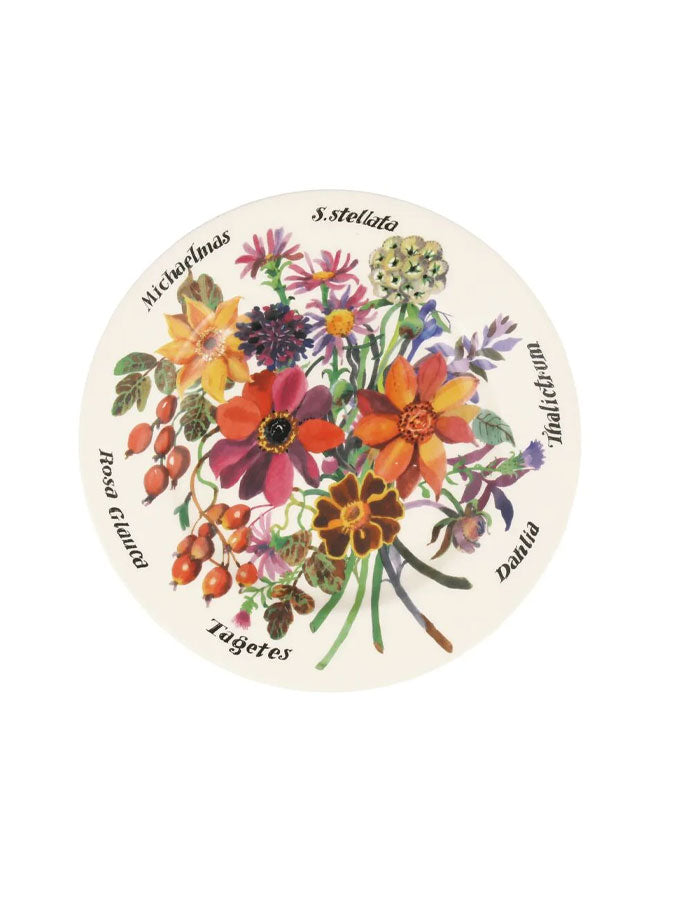 Autumn Flowers 8 1/2 Inch Plate – thoughtful gifts and beautiful finds from C&K, an independent lifestyle store in Settle.
