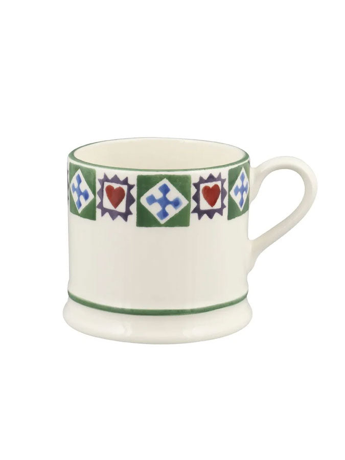Christmas Quilt Small Mug – thoughtful gifts and beautiful finds from C&K, an independent lifestyle store in Settle.