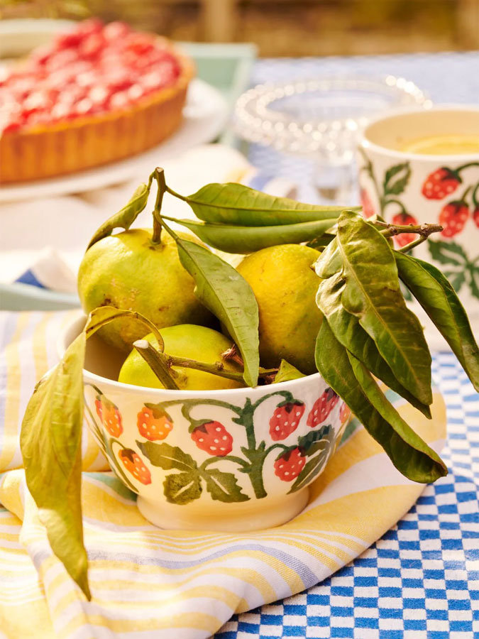 Raspberries Small Old Bowl – thoughtful gifts and beautiful finds from C&K, an independent lifestyle store in Settle.