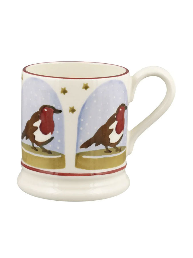 Robin Snow Globe 1/2 Pint Mug – thoughtful gifts and beautiful finds from C&K, an independent lifestyle store in Settle.