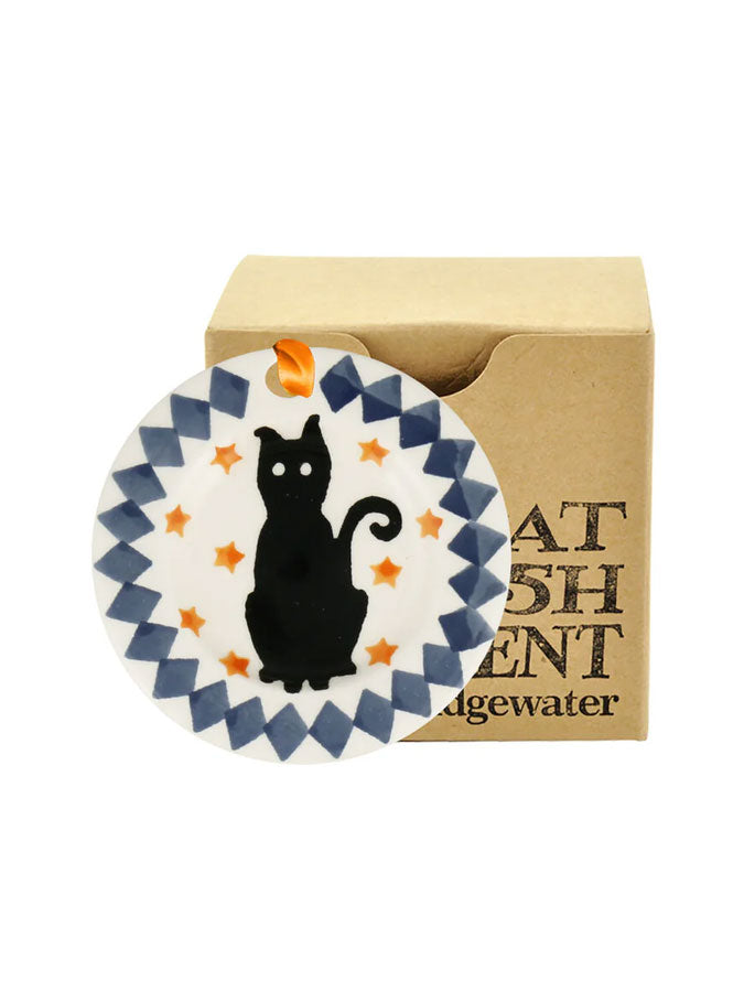 The Wise Witches Black Cats Tiny Plate Decoration – thoughtful gifts and beautiful finds from C&K, an independent lifestyle store in Settle.