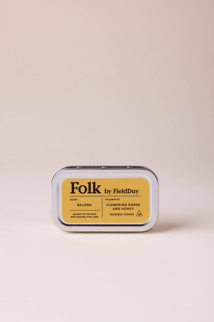 Belong Folk Tin of Incense Cones – thoughtful gifts and beautiful finds from C&K, an independent lifestyle store in Settle.