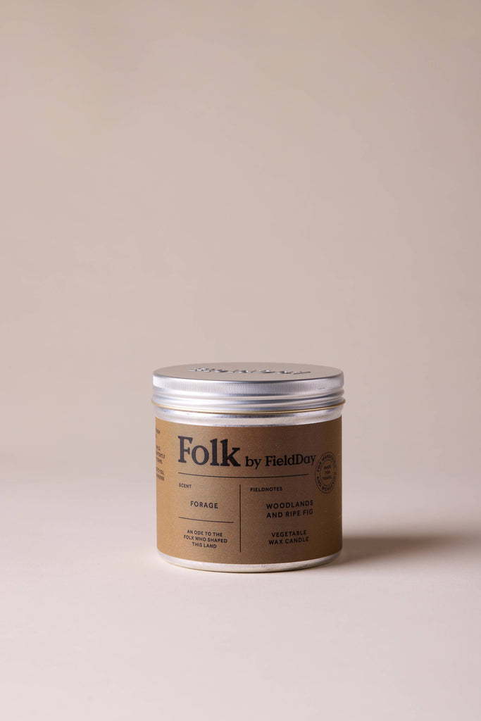 Forage Vegetable Wax Folk Tin Candle – thoughtful gifts and beautiful finds from C&K, an independent lifestyle store in Settle.