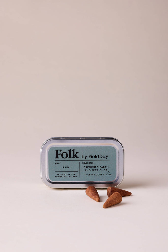 Rain Folk Tin of Incense Cones – thoughtful gifts and beautiful finds from C&K, an independent lifestyle store in Settle.