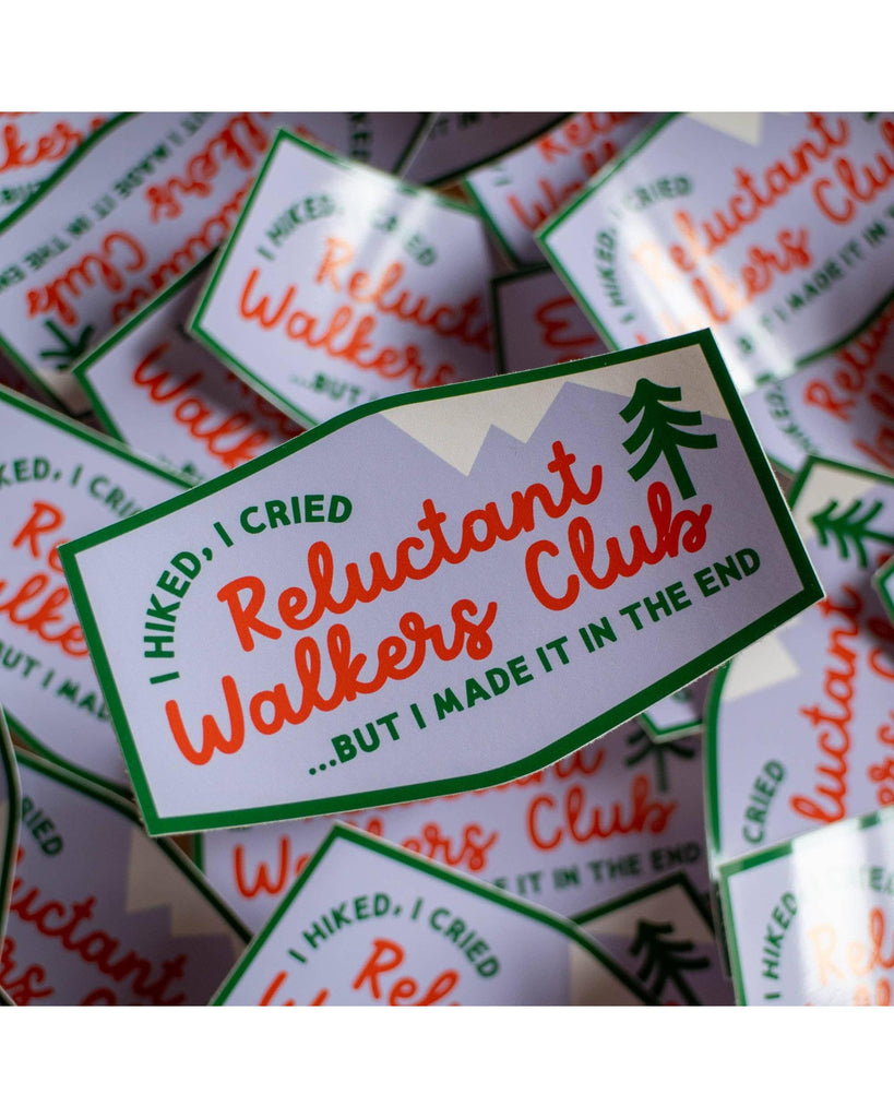 Reluctant Walkers Club Vinyl Sticker – thoughtful gifts and beautiful finds from C&K, an independent lifestyle store in Settle.