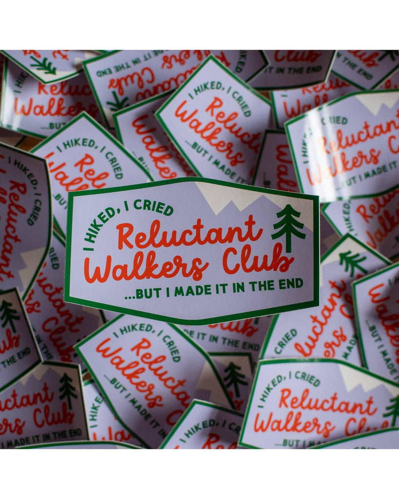 Reluctant Walkers Club Vinyl Sticker – thoughtful gifts and beautiful finds from C&K, an independent lifestyle store in Settle.