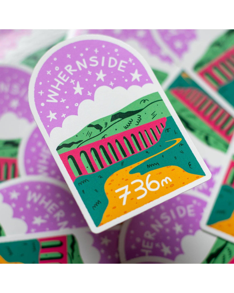 Yorkshire Three Peaks Whernside Large Vinyl Sticker – thoughtful gifts and beautiful finds from C&K, an independent lifestyle store in Settle.