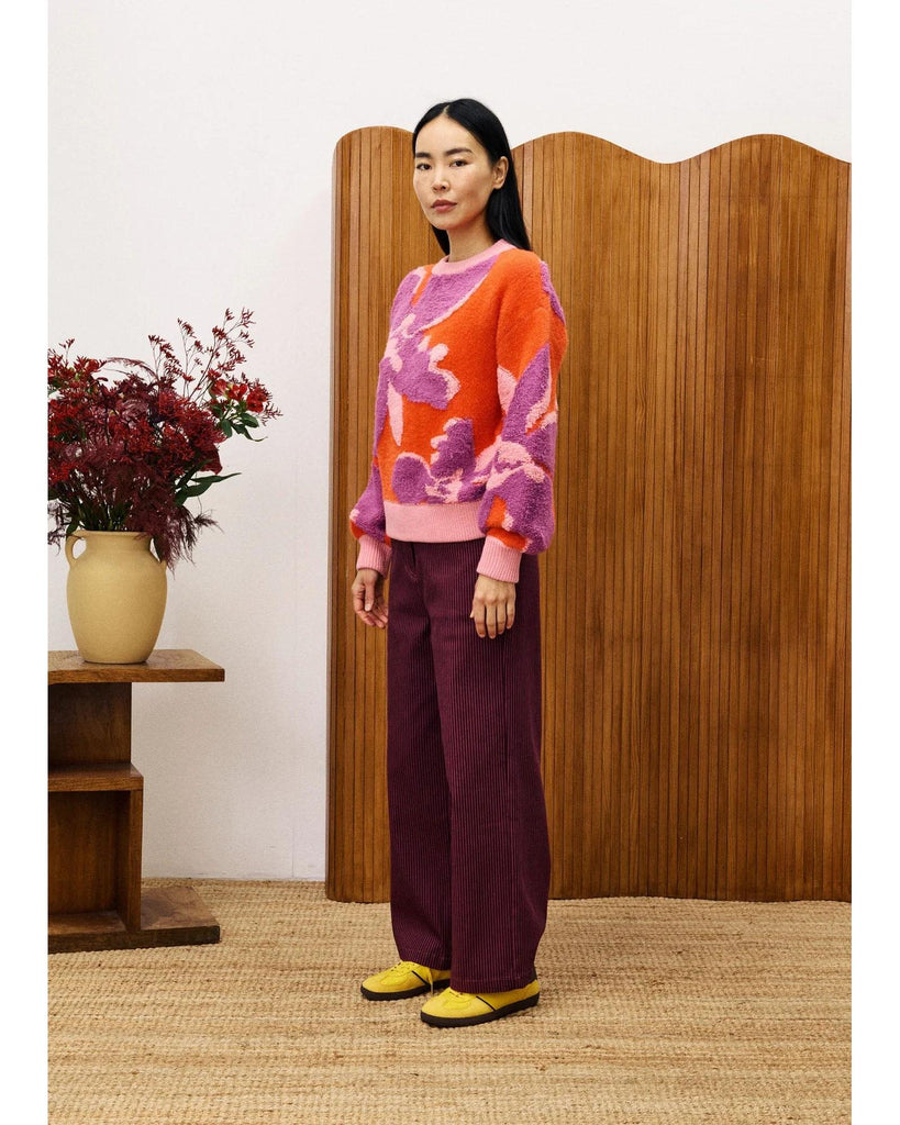 Ayme Orange Sweater – timeless women’s fashion from C&K, an independent lifestyle store in Settle, North Yorkshire.