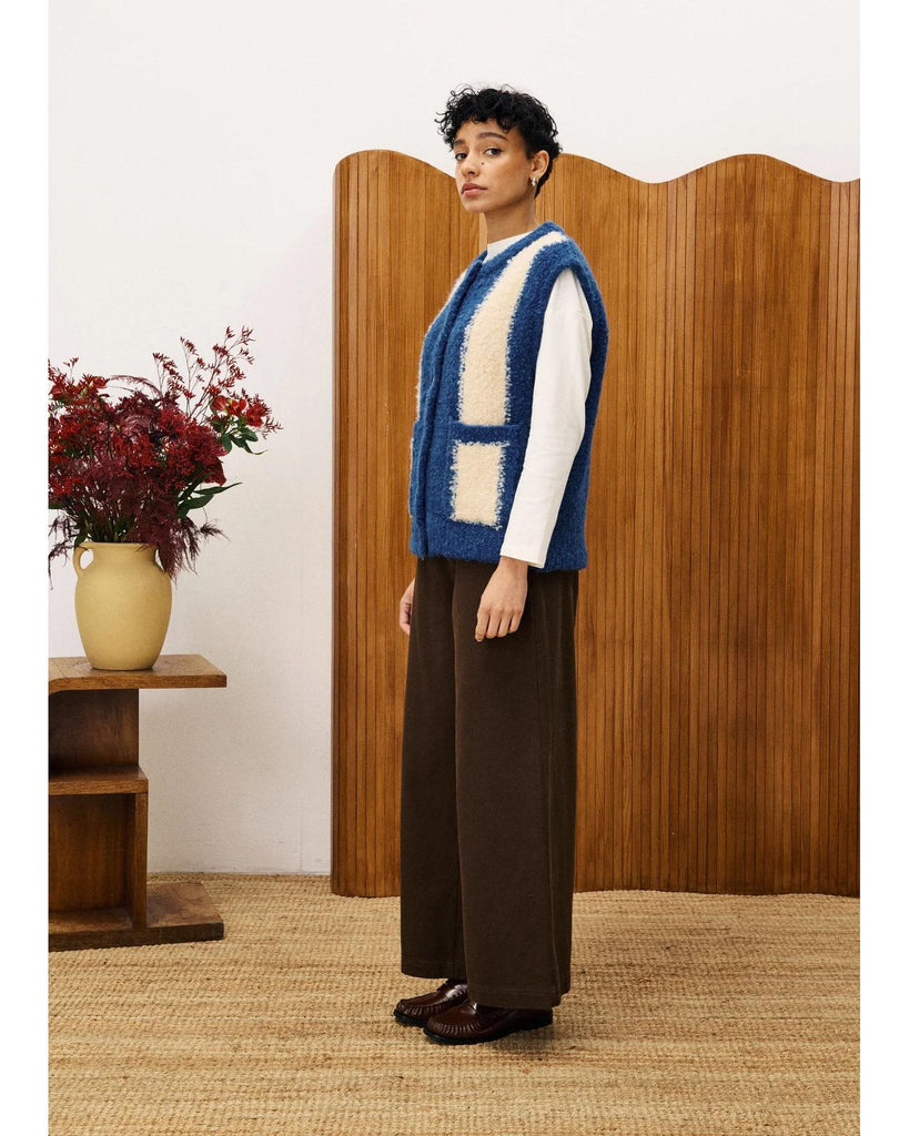 Navy Blue Shiba Cardigan – timeless women’s fashion from C&K, an independent lifestyle store in Settle, North Yorkshire.