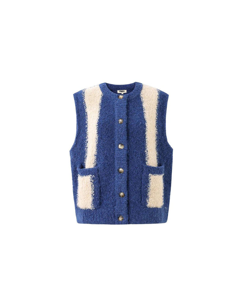Navy Blue Shiba Cardigan – timeless women’s fashion from C&K, an independent lifestyle store in Settle, North Yorkshire.