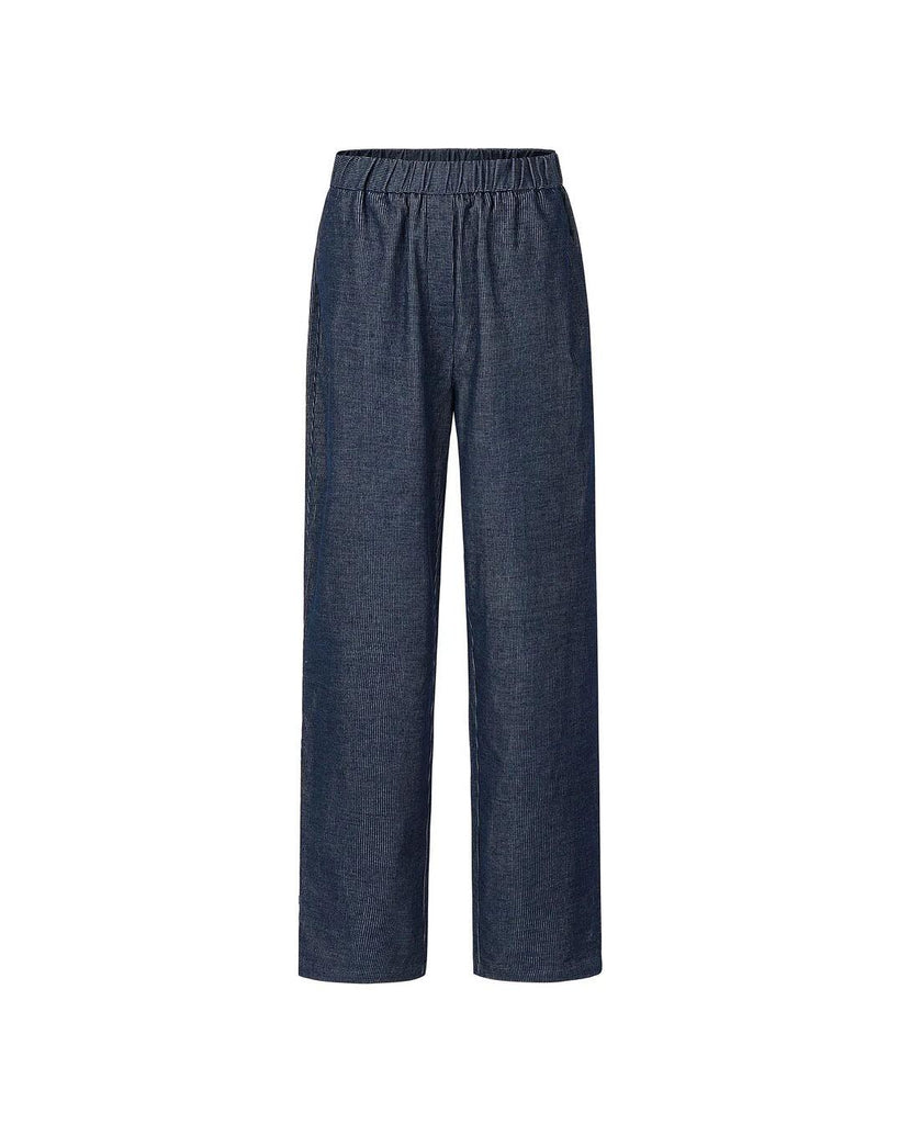 Oxalis Navy Blue Pants – timeless women’s fashion from C&K, an independent lifestyle store in Settle, North Yorkshire.