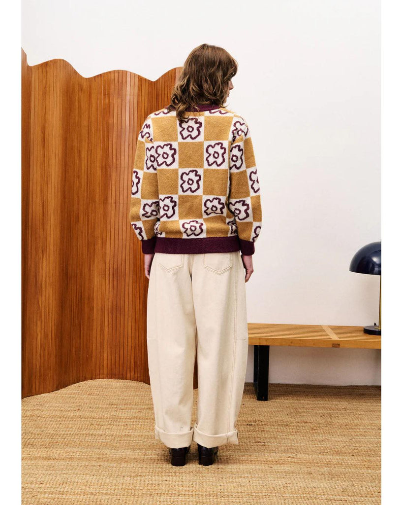 Primevere camel sweater – timeless women’s fashion from C&K, an independent lifestyle store in Settle, North Yorkshire.