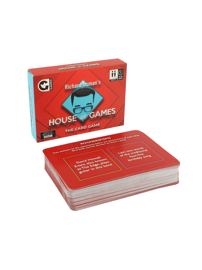 Richard Osman’s House Of Games Card Game – thoughtful gifts and beautiful finds from C&K, an independent lifestyle store in Settle.