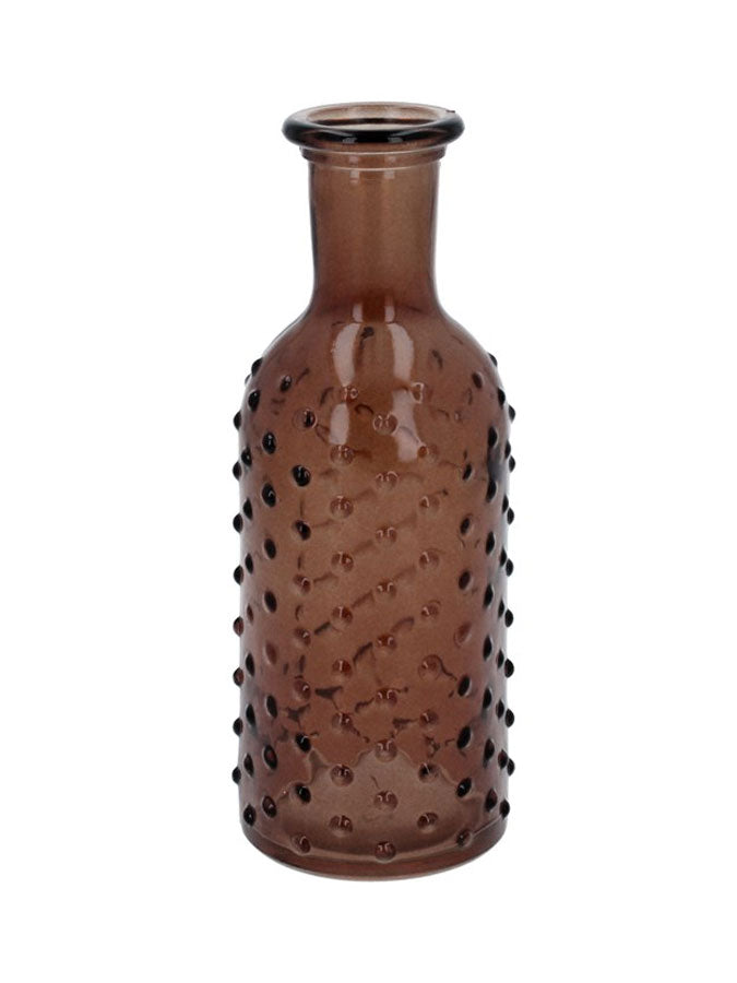 Amber Dimple Glass Bottle Vase – thoughtful gifts and beautiful finds from C&K, an independent lifestyle store in Settle.