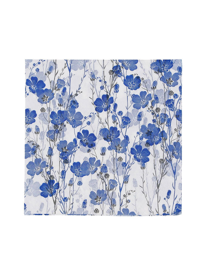 Blue Flax Flowers Paper Napkins – thoughtful gifts and beautiful finds from C&K, an independent lifestyle store in Settle.