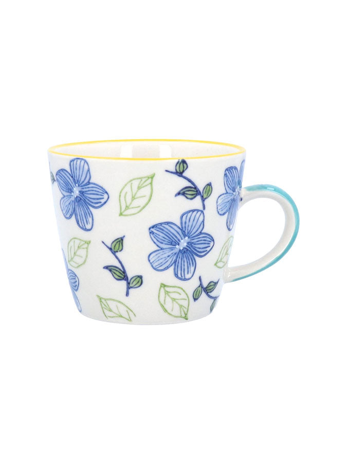 Blue Hibiscus Stoneware Mug – thoughtful gifts and beautiful finds from C&K, an independent lifestyle store in Settle.