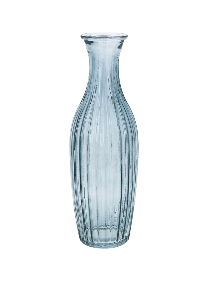 Blue Tall Ribbed Glass Bud Vase – thoughtful gifts and beautiful finds from C&K, an independent lifestyle store in Settle.