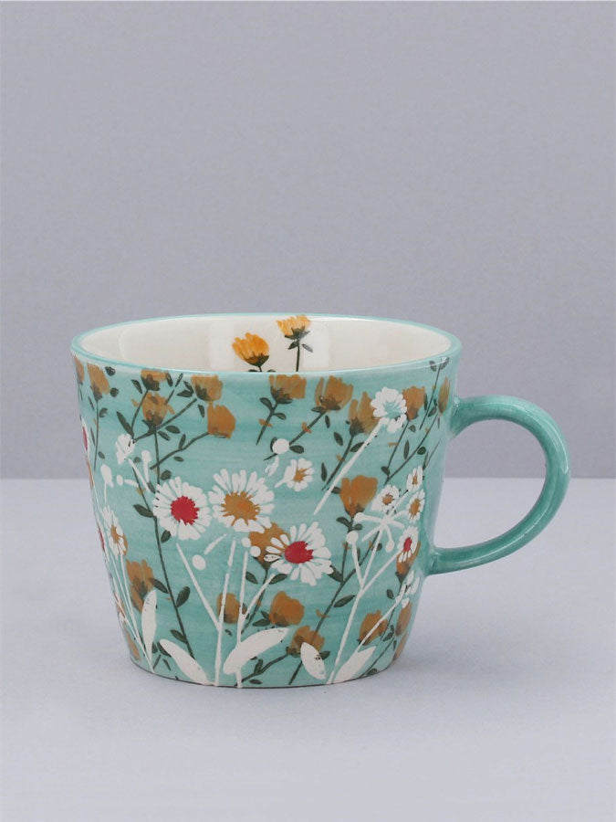Blue Wild Daisy Stoneware Mug – thoughtful gifts and beautiful finds from C&K, an independent lifestyle store in Settle.