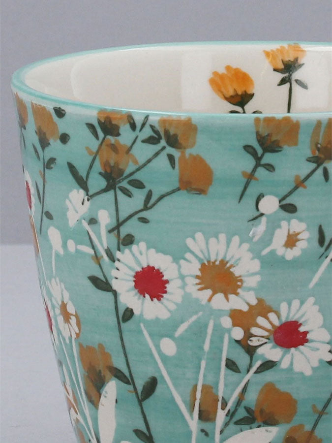 Blue Wild Daisy Stoneware Mug – thoughtful gifts and beautiful finds from C&K, an independent lifestyle store in Settle.