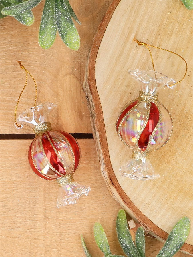 Clear Glass Sweet Bauble – thoughtful gifts and beautiful finds from C&K, an independent lifestyle store in Settle.