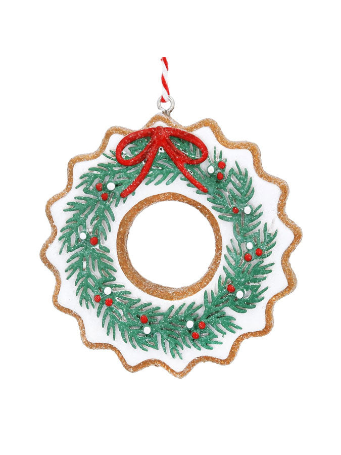 Gingerbread Door Wreath Decoration – thoughtful gifts and beautiful finds from C&K, an independent lifestyle store in Settle.