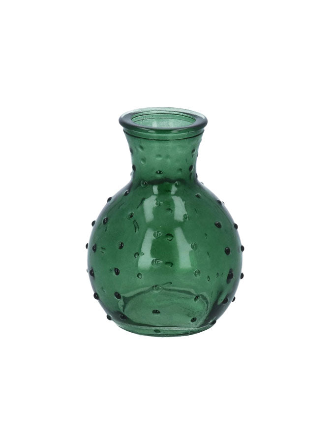Mini Dimple Bud Vase Dark Green – thoughtful gifts and beautiful finds from C&K, an independent lifestyle store in Settle.