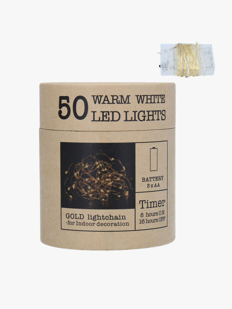 Warm White LED Lights on Gold Wire – thoughtful gifts and beautiful finds from C&K, an independent lifestyle store in Settle.