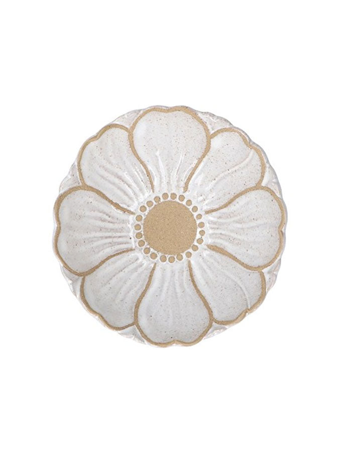 White Stoneware Flower Bowl Small – thoughtful gifts and beautiful finds from C&K, an independent lifestyle store in Settle.