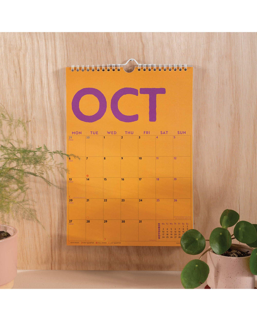 2026 Calendar | Colourburst | A4 – thoughtful gifts and beautiful finds from C&K, an independent lifestyle store in Settle.