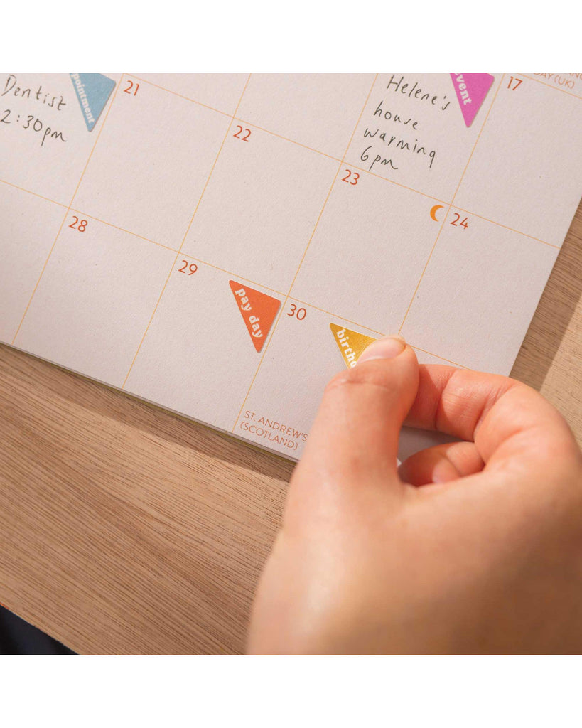 2026 Calendar | Colourburst | A4 – thoughtful gifts and beautiful finds from C&K, an independent lifestyle store in Settle.