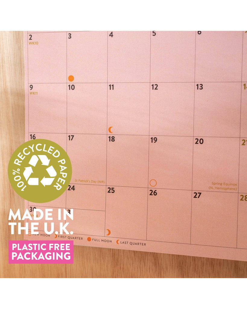 2026 Calendar | Colourburst | A4 – thoughtful gifts and beautiful finds from C&K, an independent lifestyle store in Settle.